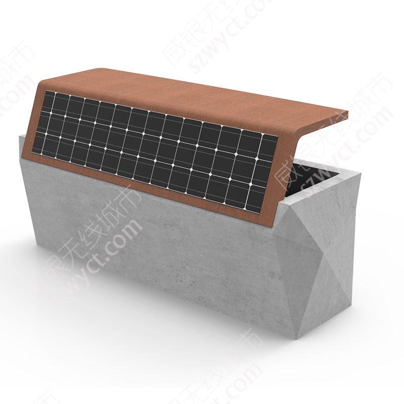 太阳能垃圾箱
