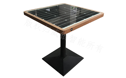 太阳能桌椅产品实拍